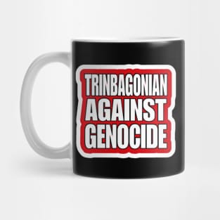 Trinbagonian Against Genocide - Sticker - Front Mug